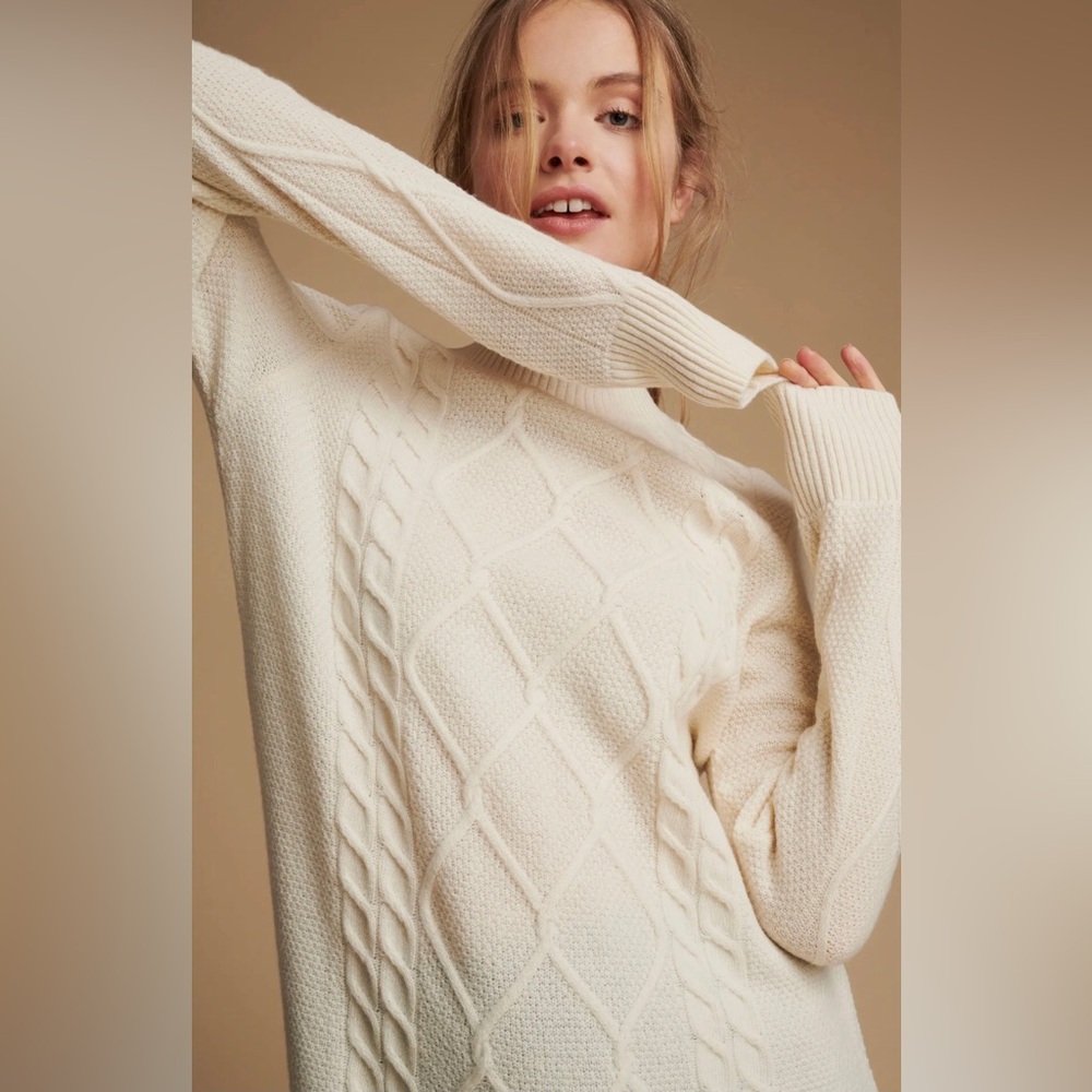 NWT Barbour Burne Long Sleeve Wool Blend Sweater Knit Dress - Picture 3 of 16